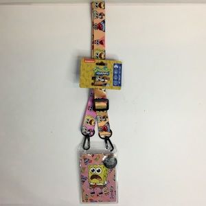 SpongeBob SquarePants Bioworld Mask Lanyard, Printed ID/Mask Holder